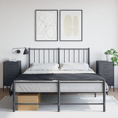 vidaXL Bedside Cabinets 2 pcs Anthracite 36x39x68 cm Steel 1