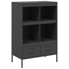 Highboard 68x39x101,5 cm Steel Black