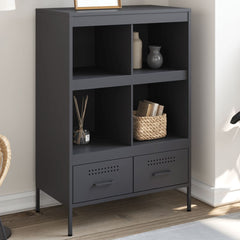 Highboard 68x39x101,5 cm Steel Anthracite