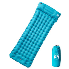 vidaXL Self Inflating Camping Mattress with Pillow 1-Person Blue 1