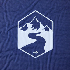 vidaXL Self Inflating Camping Mattress with Pillow 1-Person Navy Blue 3