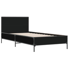 Bed Frame without Mattress Black 90 x 200 cm