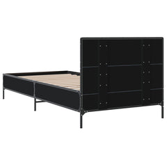 Bed Frame without Mattress Black 90 x 200 cm