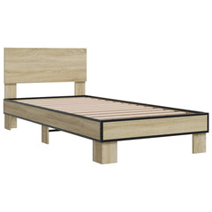 Bed Frame without Mattress Length 190 cm Sonoma oak