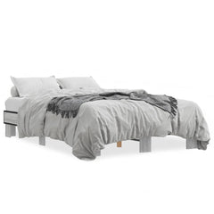 Bed Frame without Mattress 120x200 cm Grey sonoma