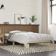 Bed Frame without Mattress Length 190 cm Sonoma Oak 75 cm
