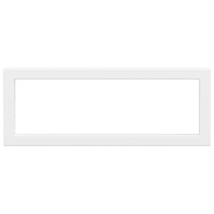vidaXL Shelf Brackets for Washbasin 2 pcs White Rectangular Steel 6
