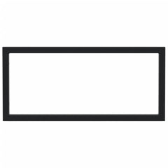 vidaXL Shelf Brackets for Washbasin 2 pcs Black Rectangular Steel 6