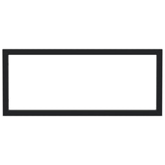 vidaXL Shelf Brackets for Washbasin 2 pcs Black Rectangular Steel 6