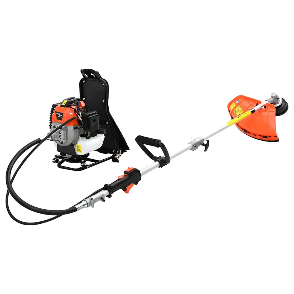 vidaXL Brush Cutter Backpack Design Orange 52 cc 1.45 kW 1