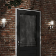 vidaXL Outdoor Wall Lights 2pcs Silver Stainless Steel 1