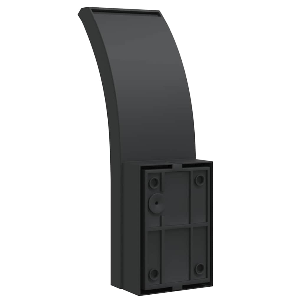 Outdoor LED Wall Lights with Sensors 2pcs Black Yes