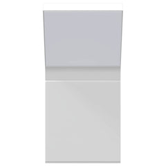 vidaXL Outdoor LED Wall Lights 2pcs White Die-cast Aluminium 5