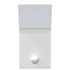 vidaXL Outdoor LED Wall Light with Sensor White Die-cast Aluminium 5