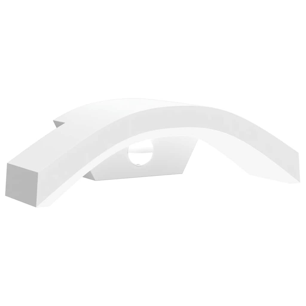 vidaXL Outdoor LED Wall Light with Sensor White Die-cast Aluminium 2