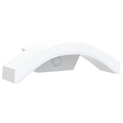 vidaXL Outdoor LED Wall Light with Sensor White Die-cast Aluminium 5