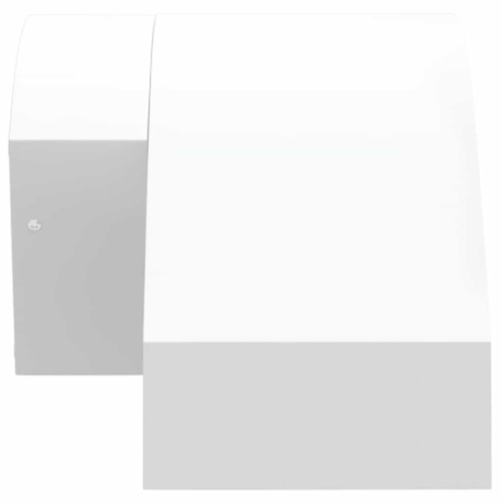vidaXL Outdoor LED Wall Light with Sensor White Die-cast Aluminium 6
