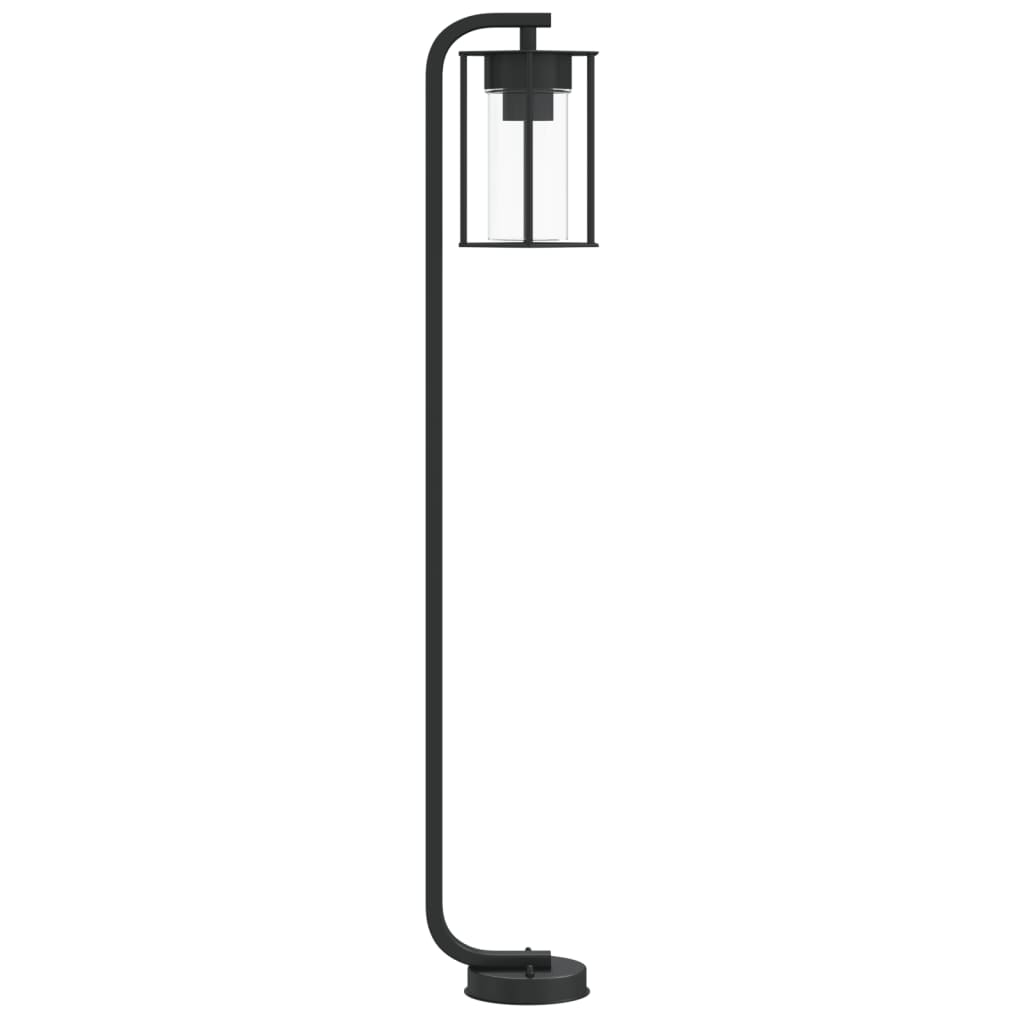 vidaXL Outdoor Floor Lamp Black 100 cm Stainless Steel 5