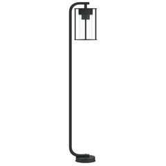 vidaXL Outdoor Floor Lamp Black 100 cm Stainless Steel 5