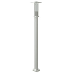 Outdoor Floor Lamp Stainless Steel Silver 100 cm