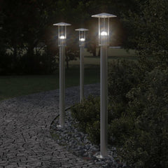 vidaXL Outdoor Floor Lamp Stainless Steel