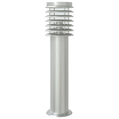 vidaXL Outdoor Floor Lamp with Sensor Silver 60 cm Stainless Steel 6