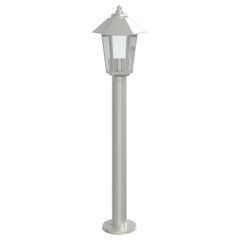vidaXL Outdoor Floor Lamp Silver 80 cm Stainless Steel 2