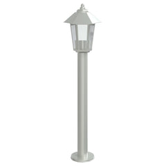 vidaXL Outdoor Floor Lamp Silver 80 cm Stainless Steel 4