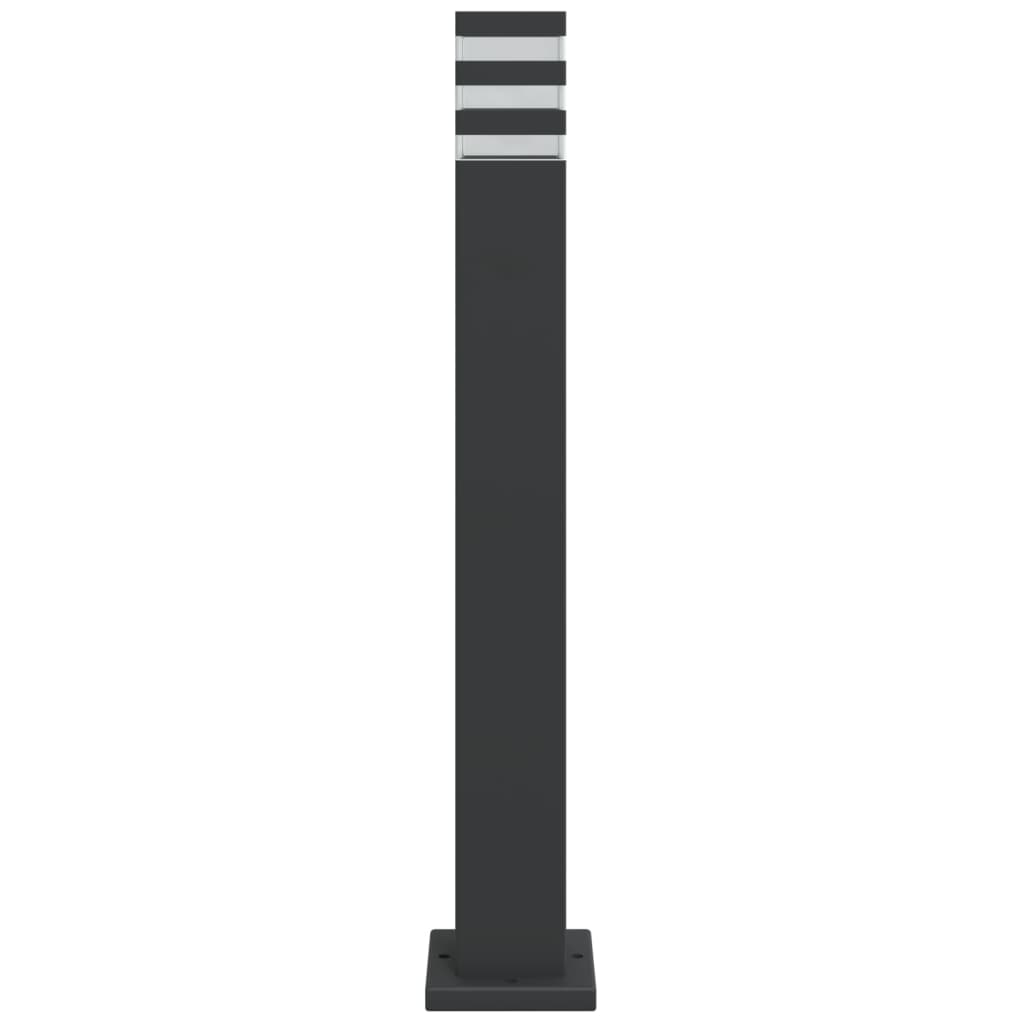 vidaXL Outdoor Floor Lamp Black 80 cm Aluminium 4