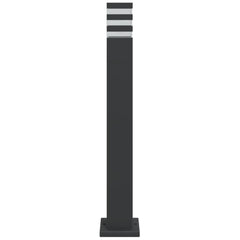 vidaXL Outdoor Floor Lamp Black 80 cm Aluminium 4