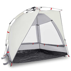 vidaXL Beach Tent 2-Person Grey Quick Release Waterproof 2
