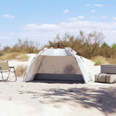 vidaXL Beach Tent 2-Person Grey Quick Release Waterproof 3