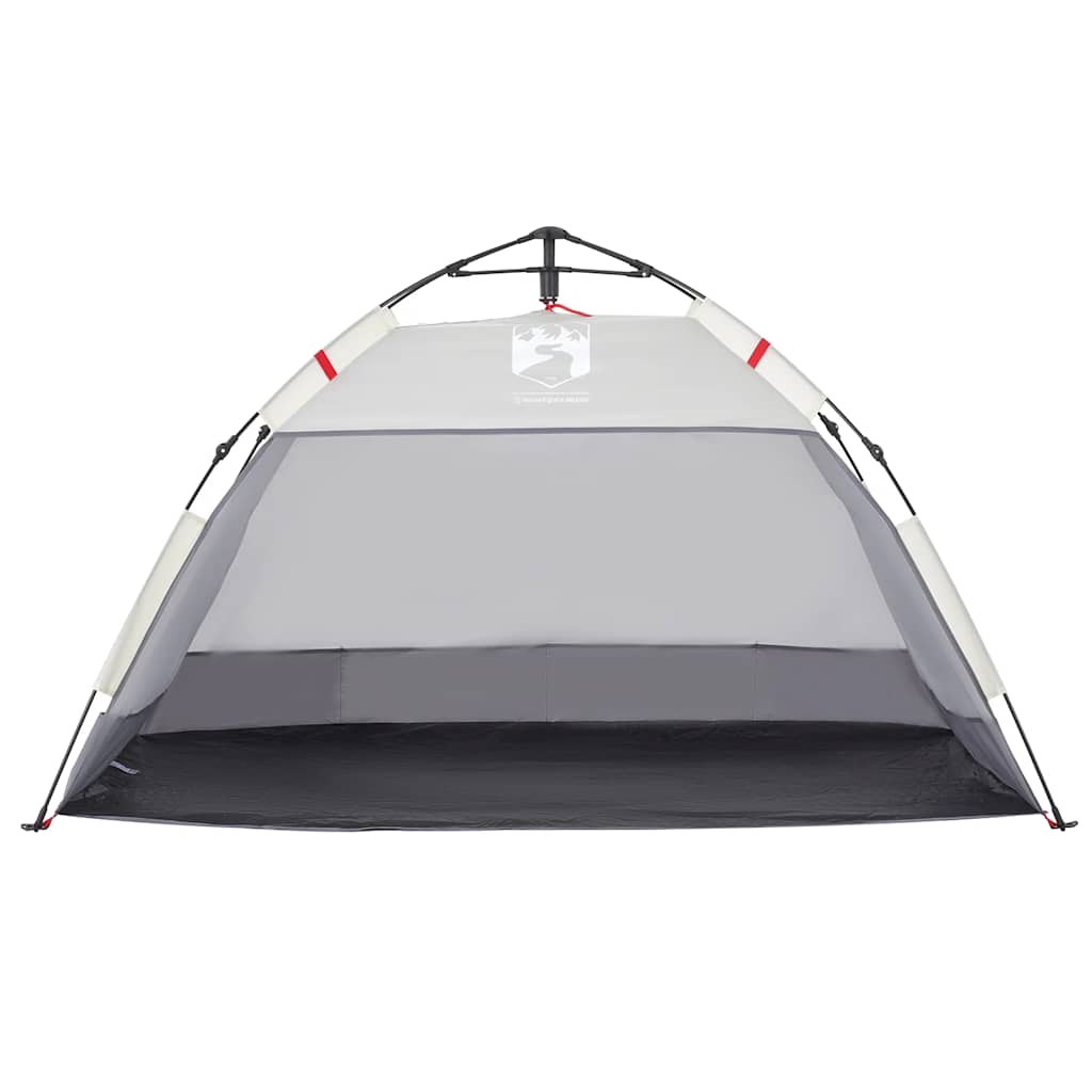 vidaXL Beach Tent 2-Person Grey Quick Release Waterproof 5
