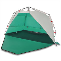 vidaXL Beach Tent 3-Person Sea Green Quick Release Waterproof 2
