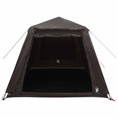 Fishing Tent 4-Person Quick Release Brown