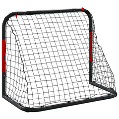 vidaXL Soccer Goal with Net Red and Black 90x48x71 cm Steel 6
