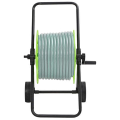 vidaXL Green Hose Reel Cart for 60 m 1/2" Hose Steel 2
