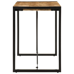 vidaXL Dining Table 120x55x76 cm Solid Rough Wood Mango 3
