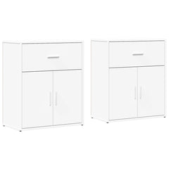 Sideboards 2 pcs 60x31x70 cm Engineered Wood White