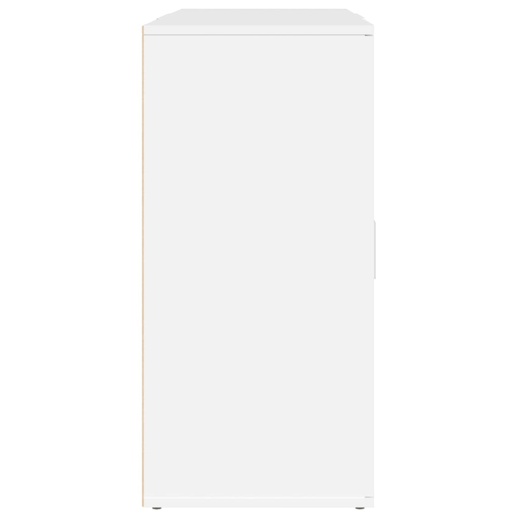Sideboards 3 pcs Engineered Wood White