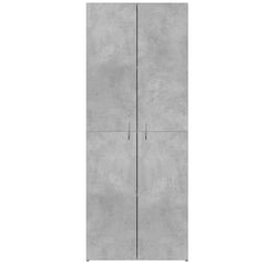File Cabinet Engineered Wood 60 x 32 x 153 cm Concrete grey