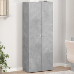 File Cabinet Engineered Wood 60 x 32 x 153 cm Concrete grey