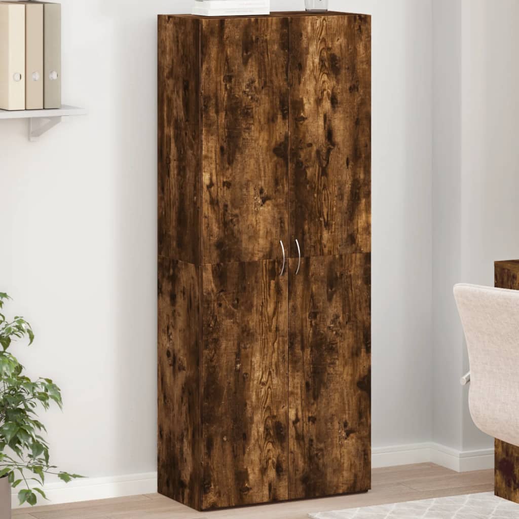 File Cabinet Engineered Wood 60 x 32 x 153 cm Smoked oak