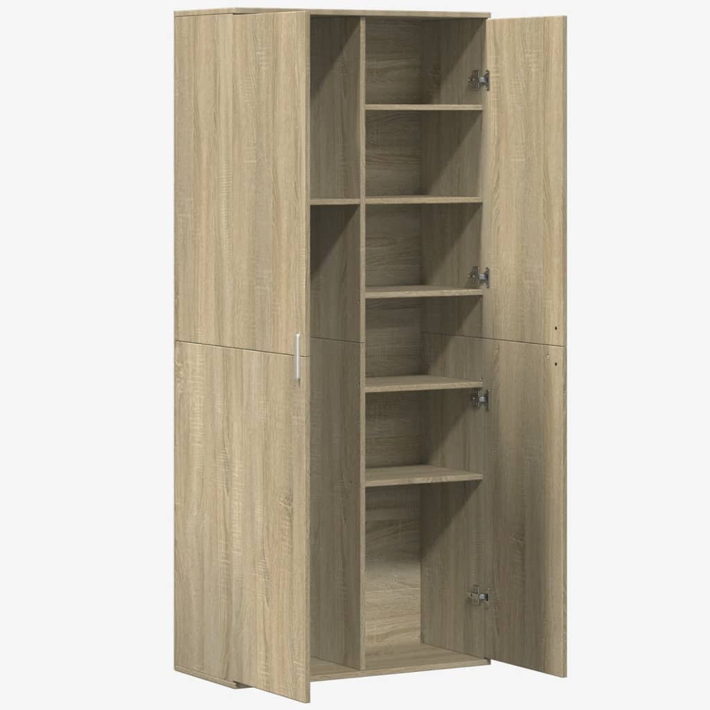 Highboard Sonoma Oak Engineered Wood, image 6