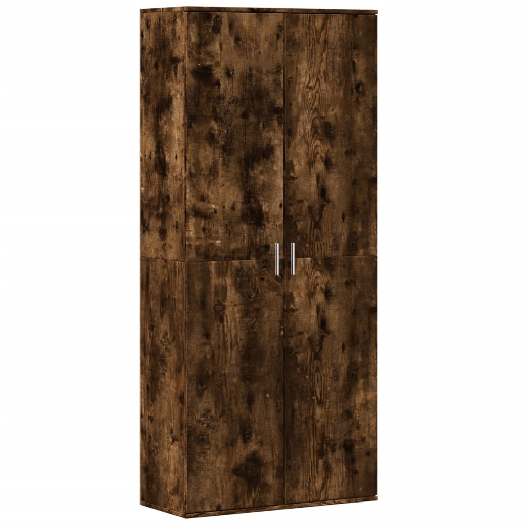 Highboard Smoked Oak Engineered Wood, image 2