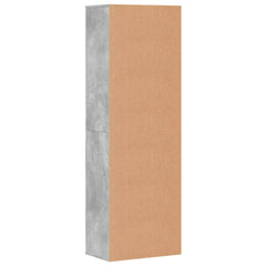 Highboard Concrete Grey Engineered Wood, image 5