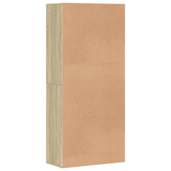 vidaXL Shoe Cabinet Sonoma Oak 80x39x178 cm Engineered Wood 5