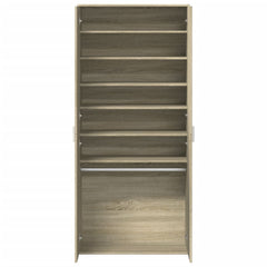 vidaXL Shoe Cabinet Sonoma Oak 80x39x178 cm Engineered Wood 6