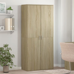vidaXL Shoe Cabinet Sonoma Oak 80x39x178 cm Engineered Wood 1