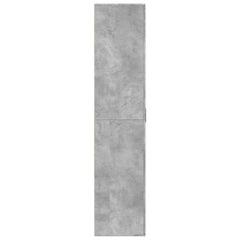 vidaXL Shoe Cabinet Concrete Grey 80x39x178 cm Engineered Wood 4